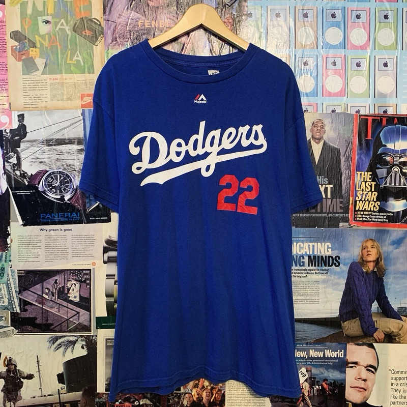 Kaos Tshirt Vintage MLB Baseball Rare LA Dodgers Original
