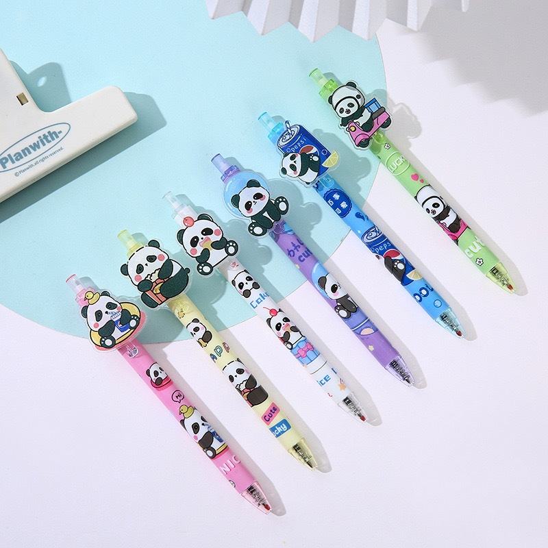 

D3W! 1 Box (48 Pcs) Pulpen Gel Karakter Lucu Pena Bolpoin Pulpen Cute Anak Remaja Murah