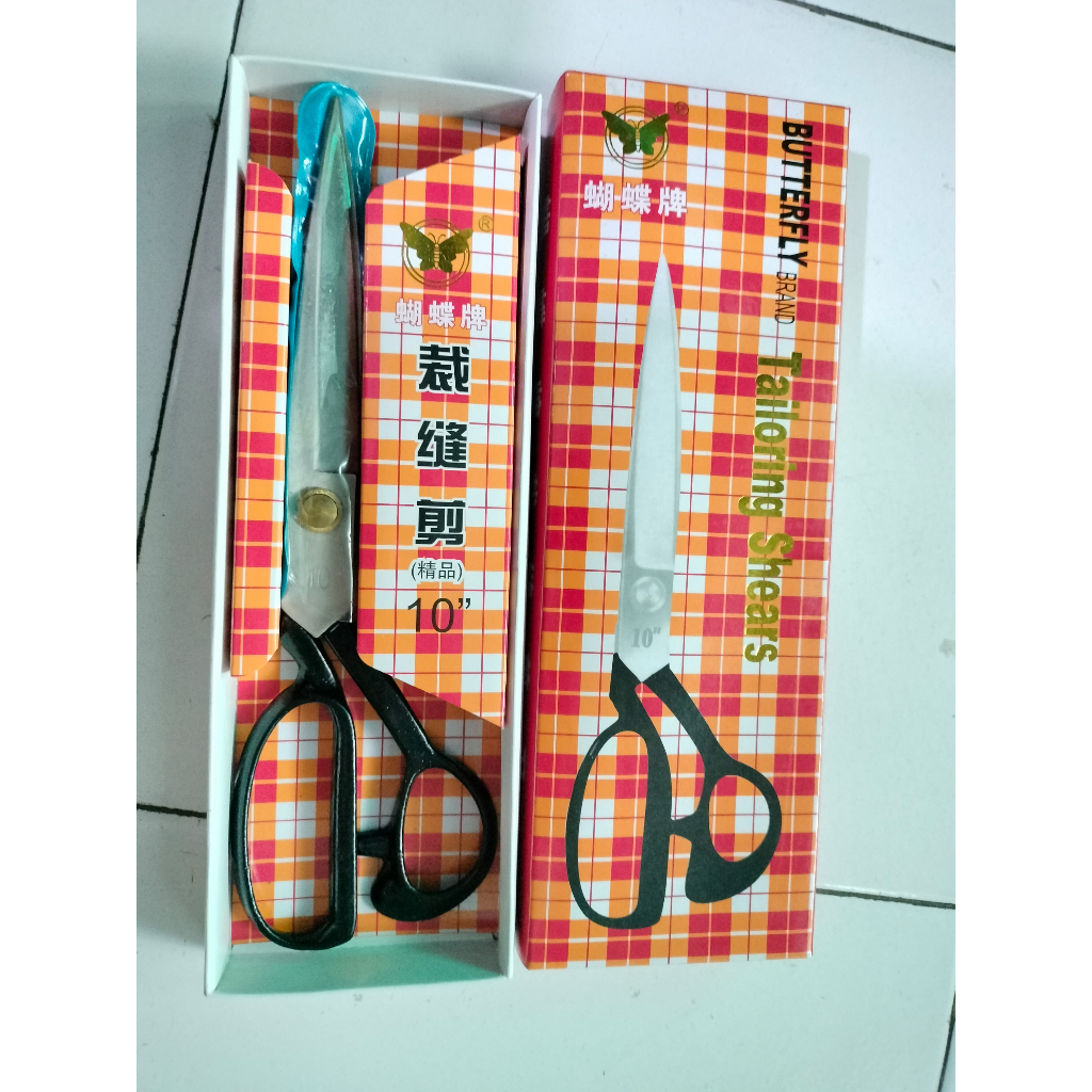 

Gunting Kain Butterfly Warna Putih | Garment Tools
