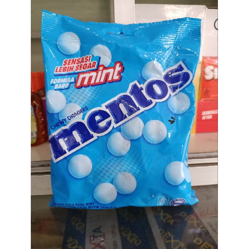 

permen Mentos mint sensasi lebih segar