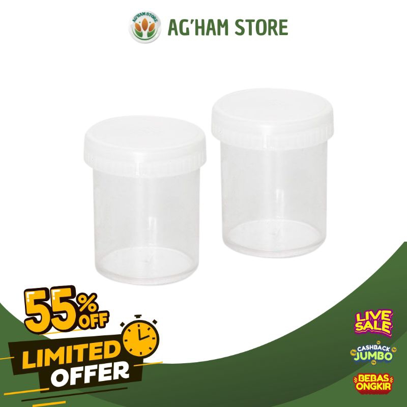 pot urine / pot salep / pot plastik / pot obat 50cc