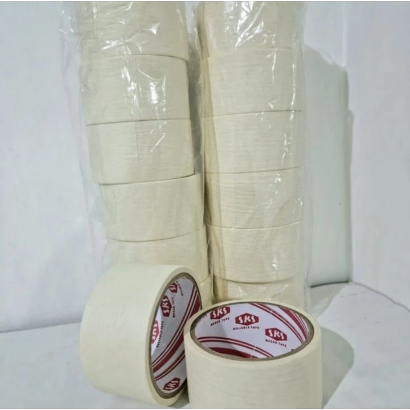 

Lakban Kertas / Solasi Kertas 2 inch / Marking Tape Sks