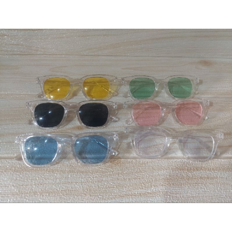 kacamata minus lensa warna