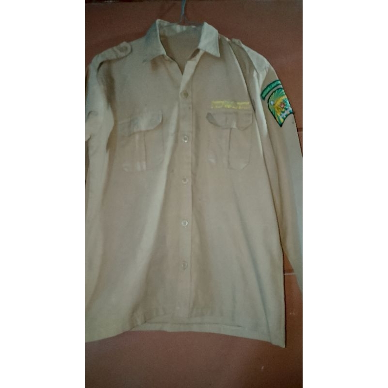 baju atasan Pramuka preloved