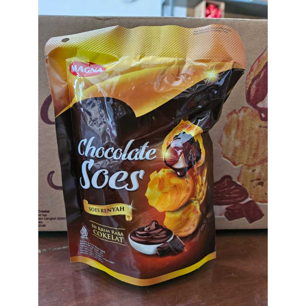 

Kue Sus Cokelat Soes Magna 30gr