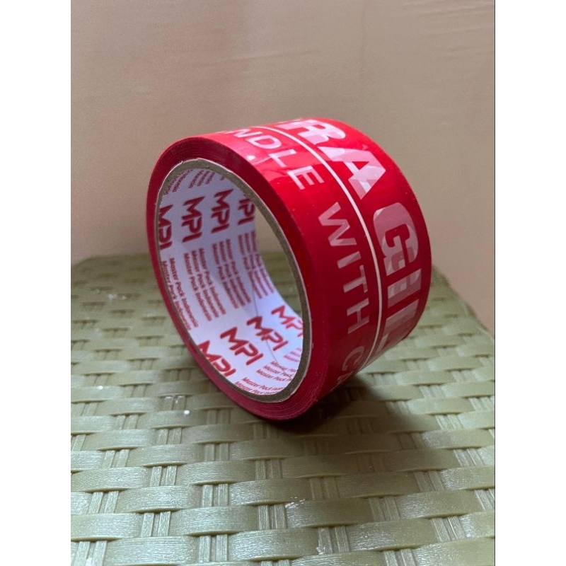 

Lakban Fragile Merah Jangan dibanting 48mmx 50 Yard MPI