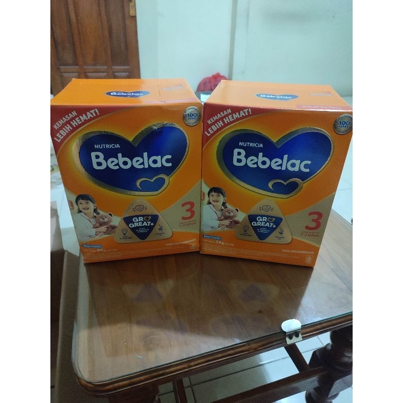 

Bebelac 3 Vanila Susu Pertumbuhan Bubuk 3000 Gram usai 1-3 tahun