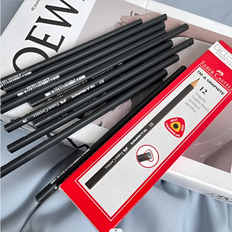 

Pensil 2B Tri Graphite Faber Castell / Pencil Tri Graphite Pensil 2B Faber Castell (1 PCS)