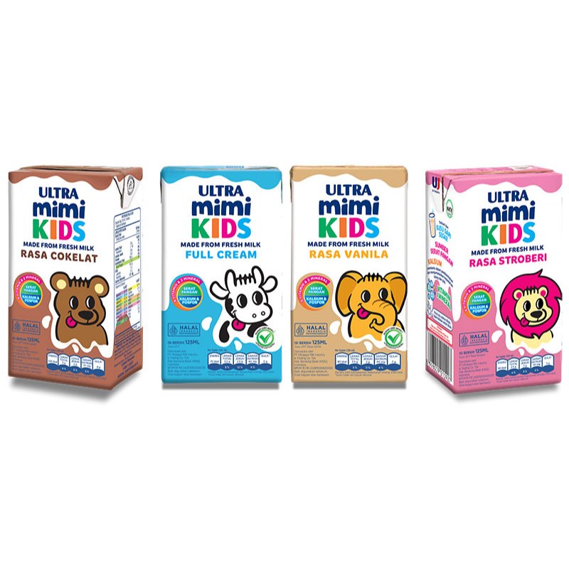 

Susu UHT Ultra Mimi Kids All Varian 125ml (PCS)