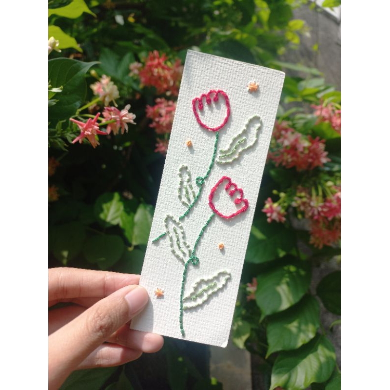 

Embroidery Bookmark | Pembatas buku | Handmade