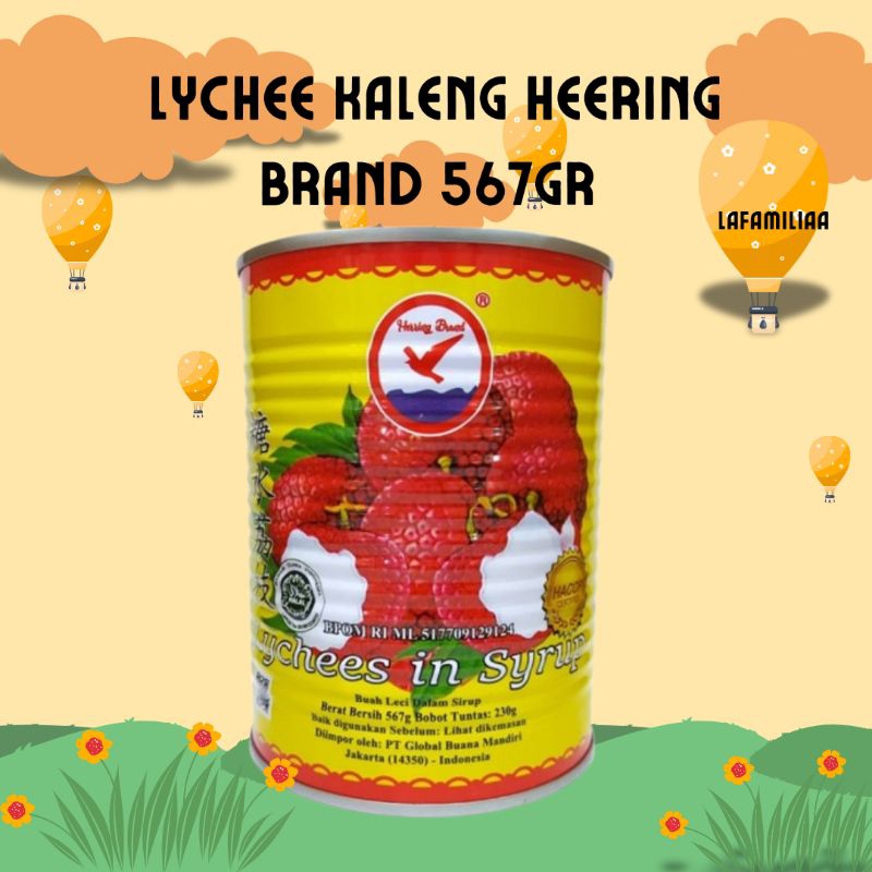 

Lychee Kaleng Herring Brand 567g