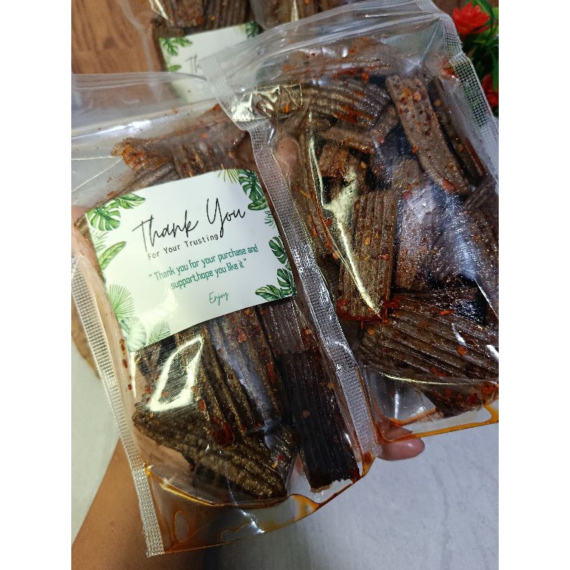 

kerupuk jengkol bantet Chili oil