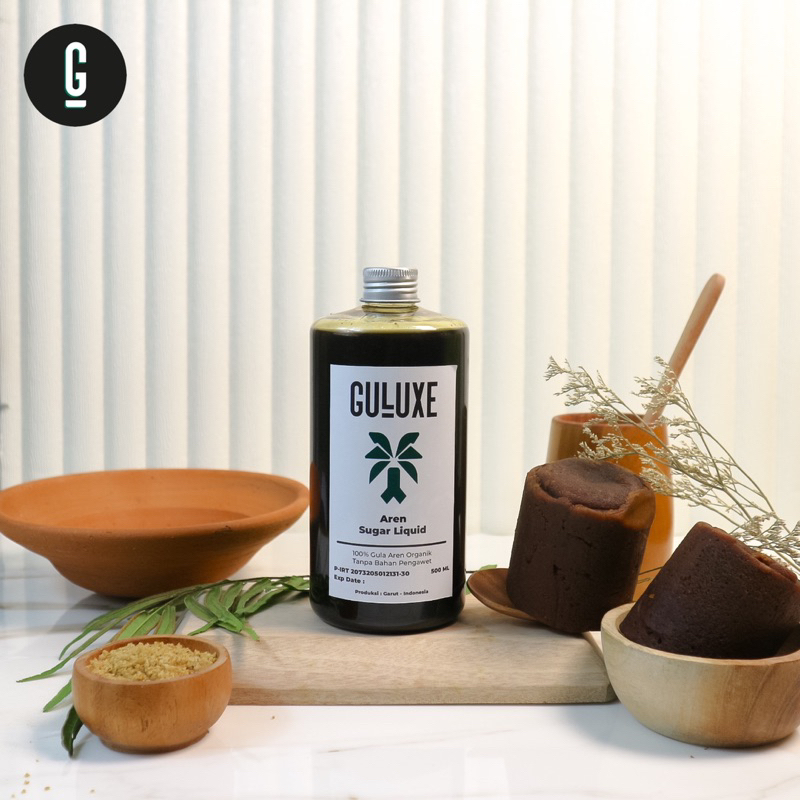 

Guluxe Gula Aren Cair / Syrup Palm Sugar Organik / Aren Sugar Liquid Premium Quality 500 ML