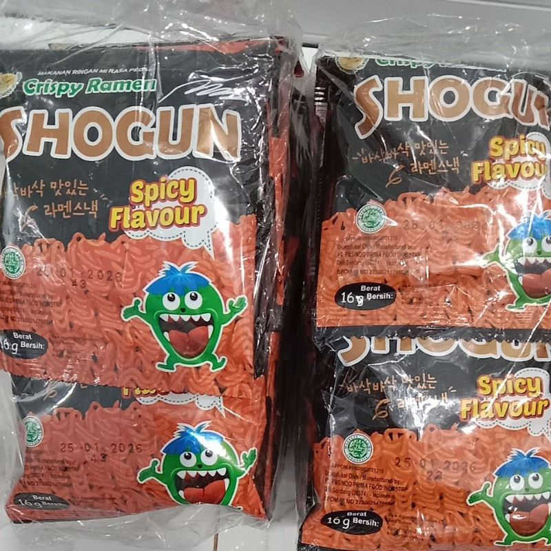 

SHOGUN CRISPY RAMEN ISI 20 BUNGKUS 1 PACK