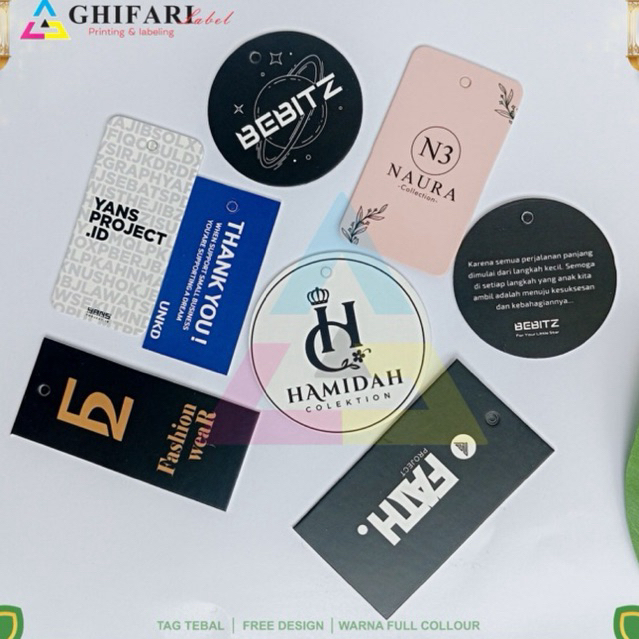 

HANGTAG / Tag / Label Kertas / Hangtag Tebal 700grm