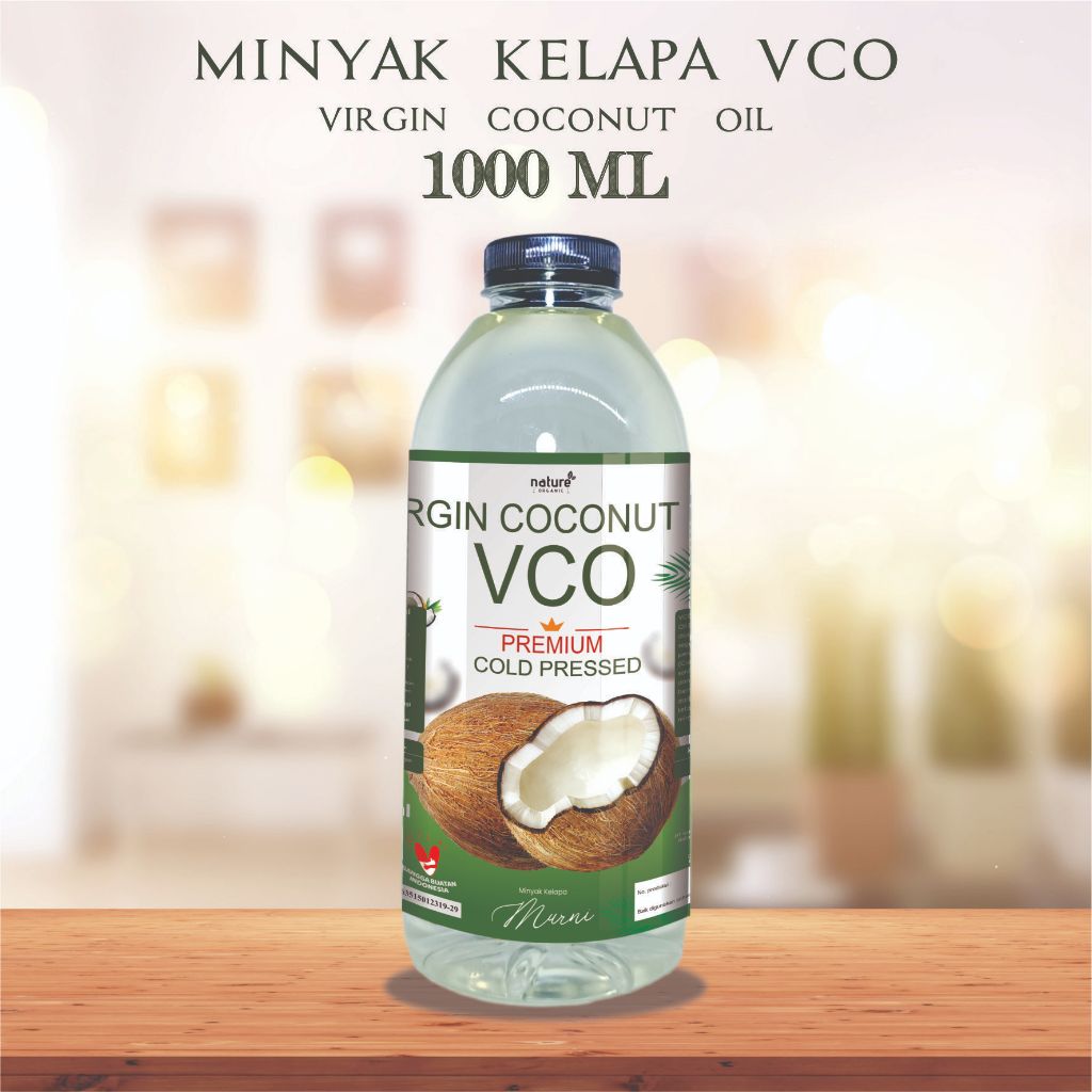 

NATURE ORGANIC VCO VIRGIN COCONUT OIL 1000 ML | MINYAK KELAPA MURNI 100% ORIGINAL