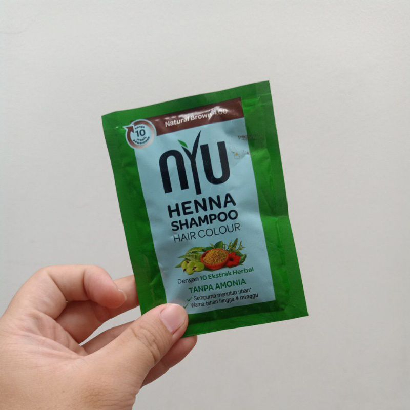 NYU Henna Shampoo - Shampo Pewarna Rambut