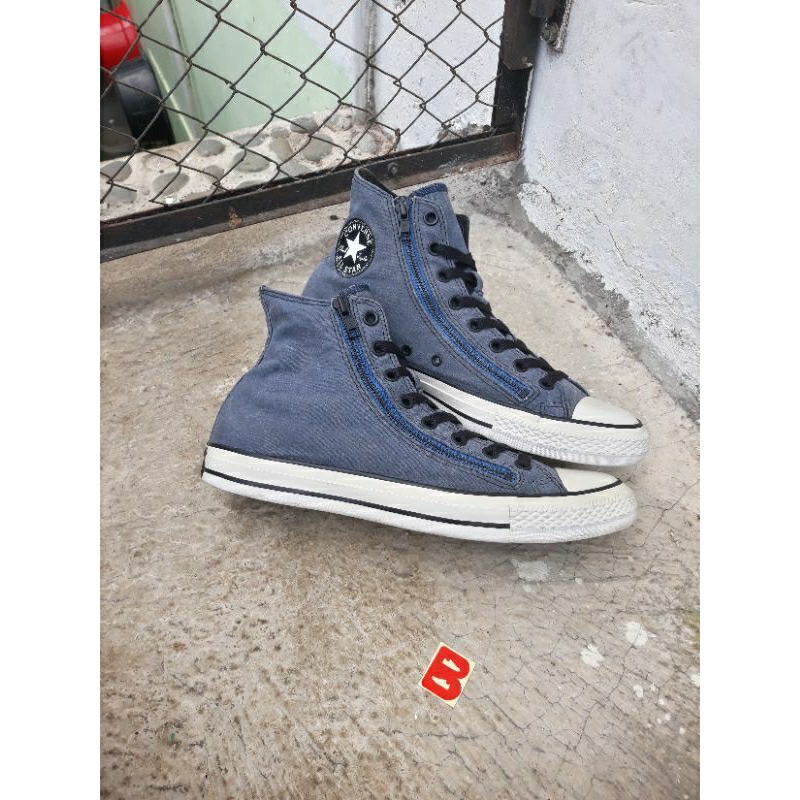converse double zipper