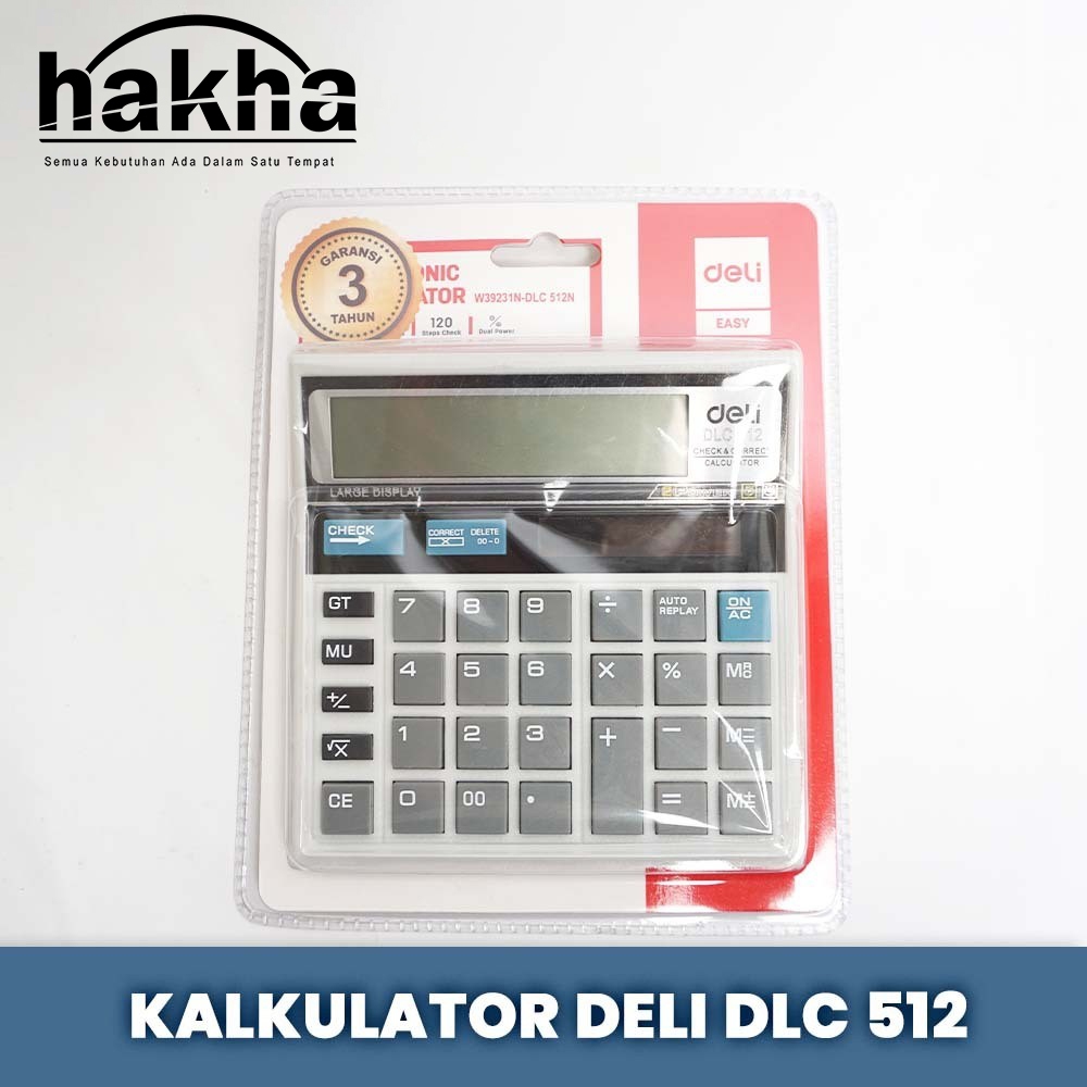 

Deli Kalkulator W39231N-DLC 512N 12 Digit