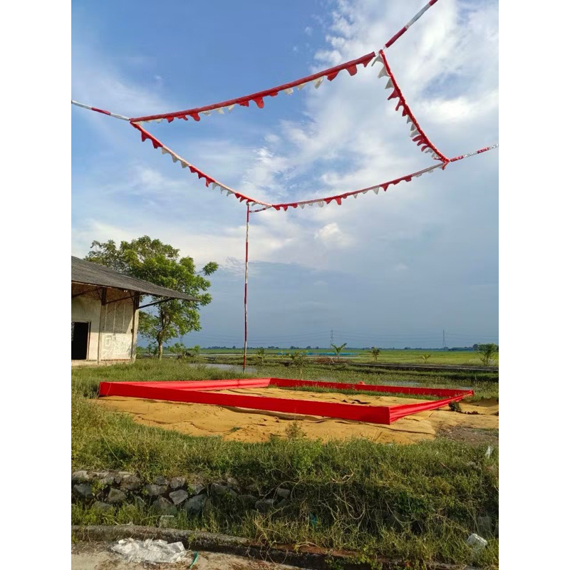 bendera kolong merpati line bawah dan layur tiang depan tinggal pasang saja murah