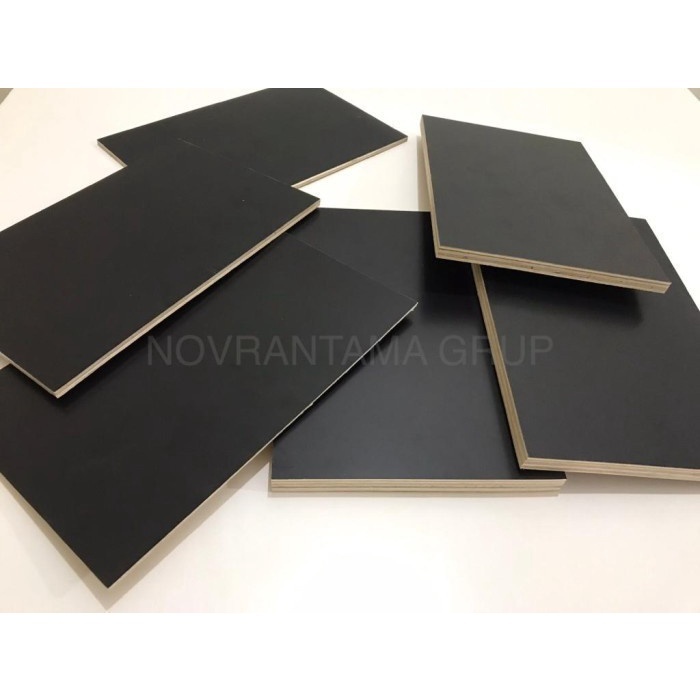 Triplek Melamin Hitam Doff 12mm 240x110cm / Multiplek Melamin Hitam 12mm