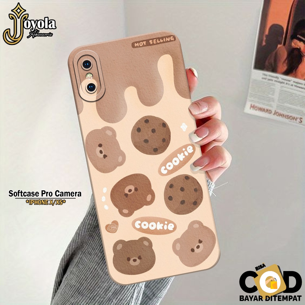 JOYOLA Case IPHONE X/XS - Fashion Case Kartun - Softcase IPHONE X/XS - Pro Camera - Casing IPHONE X/