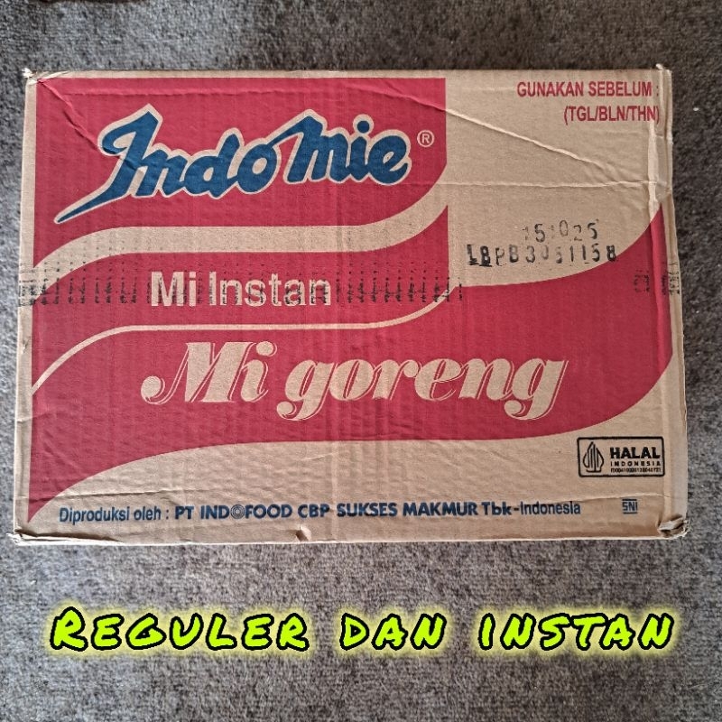 

INDOMIE GORENG ~ MIE INSTAN 1 KARTON (40BKS)