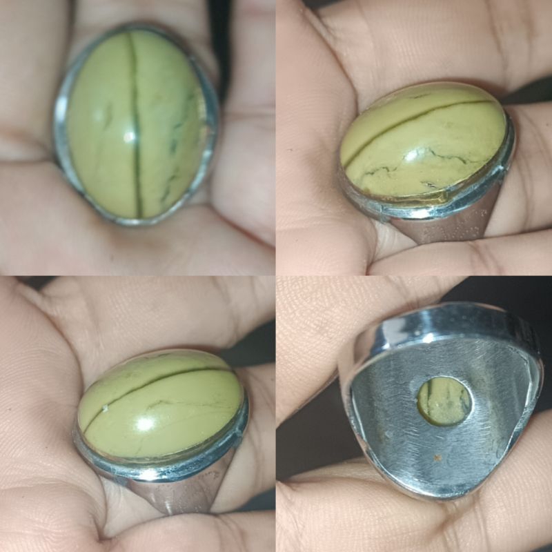 Natural Garut Pucuk Pisang Cikolak - Pupis  Motif Kendit Laser Ijo - No Treatment