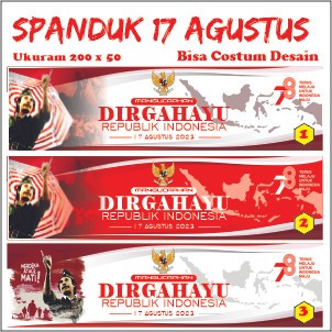 

Spanduk 17 Agustus || Banner Kemerdekaan || Bisa Costum Desain