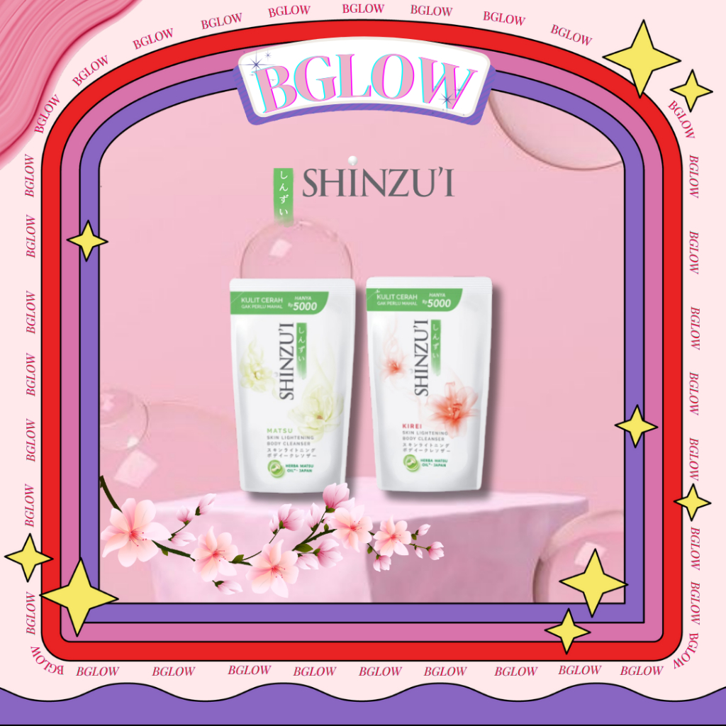 Shinzu'i Skin Lightening BODY CLEANSER REFILL MINI 85ML body wash shinzui sabun mandi cair travel si