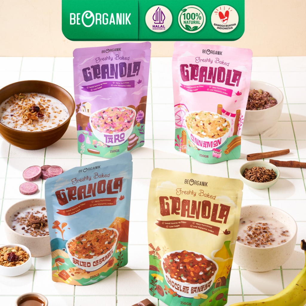 

Beorganik Roasted GRANOLA with Extra Virgin Coconut Oil