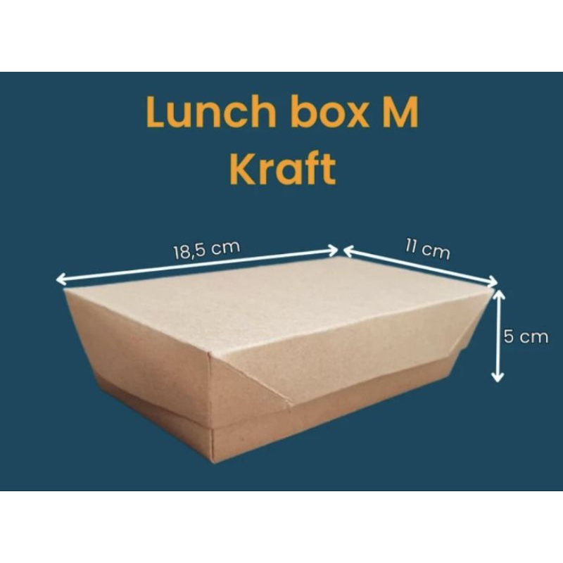 

Lunch Box Kraft Dus Kotak Makanan