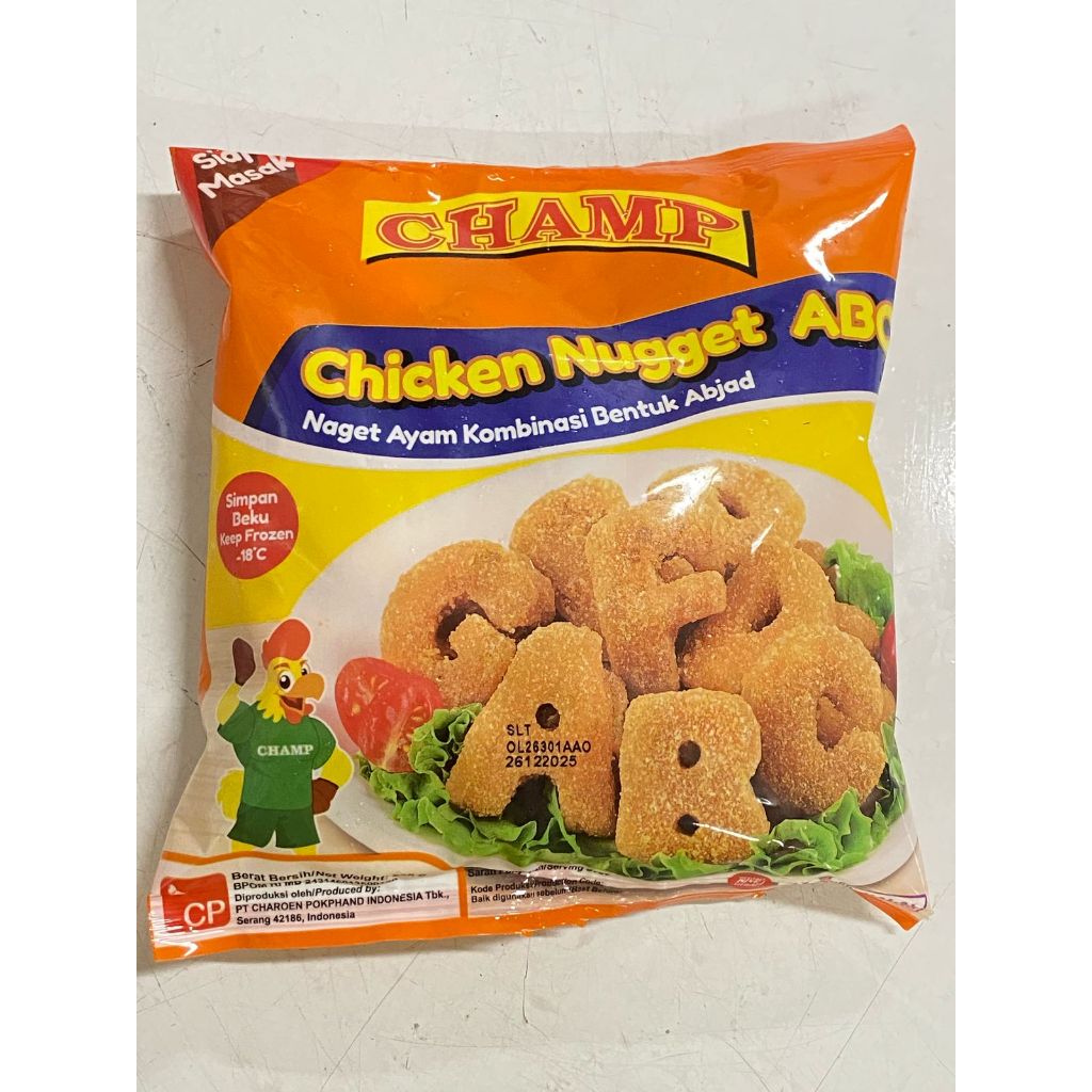 

Champ Chicken Nugget ABC 225gr