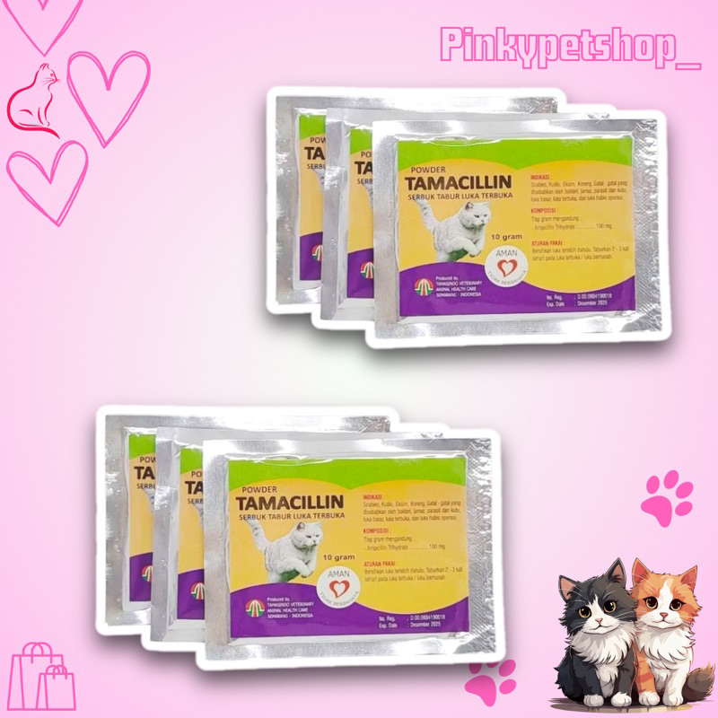 TAMACILLIN POWDER - Antibiotik Serbuk untuk Luka