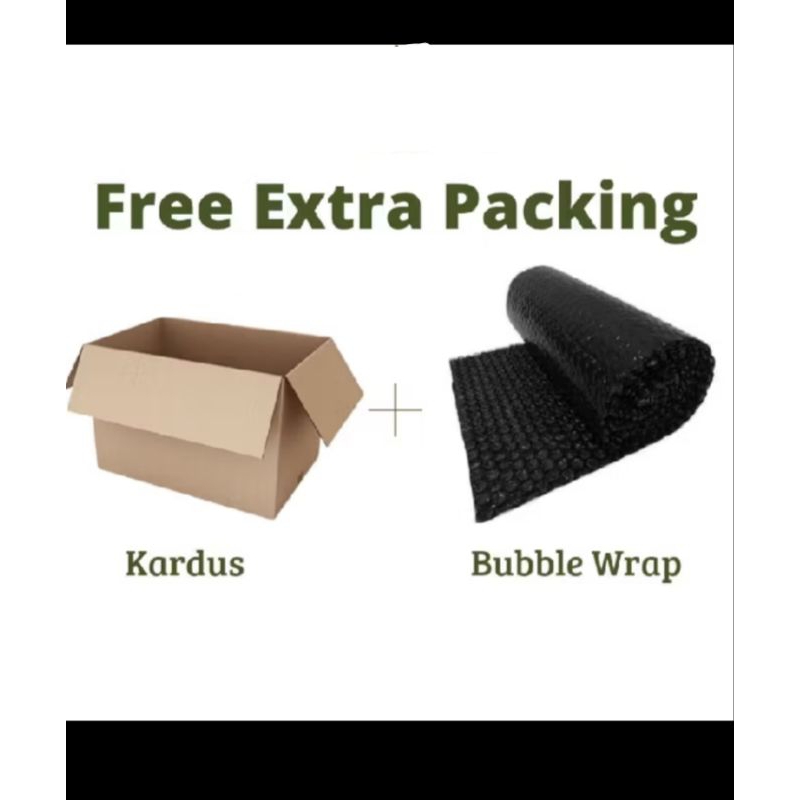 

Tambahan Packing Bubble wrap