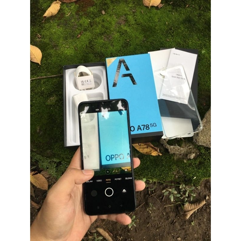 Oppo A78 5G Ram 8/256 Bekas mulus seperti baru