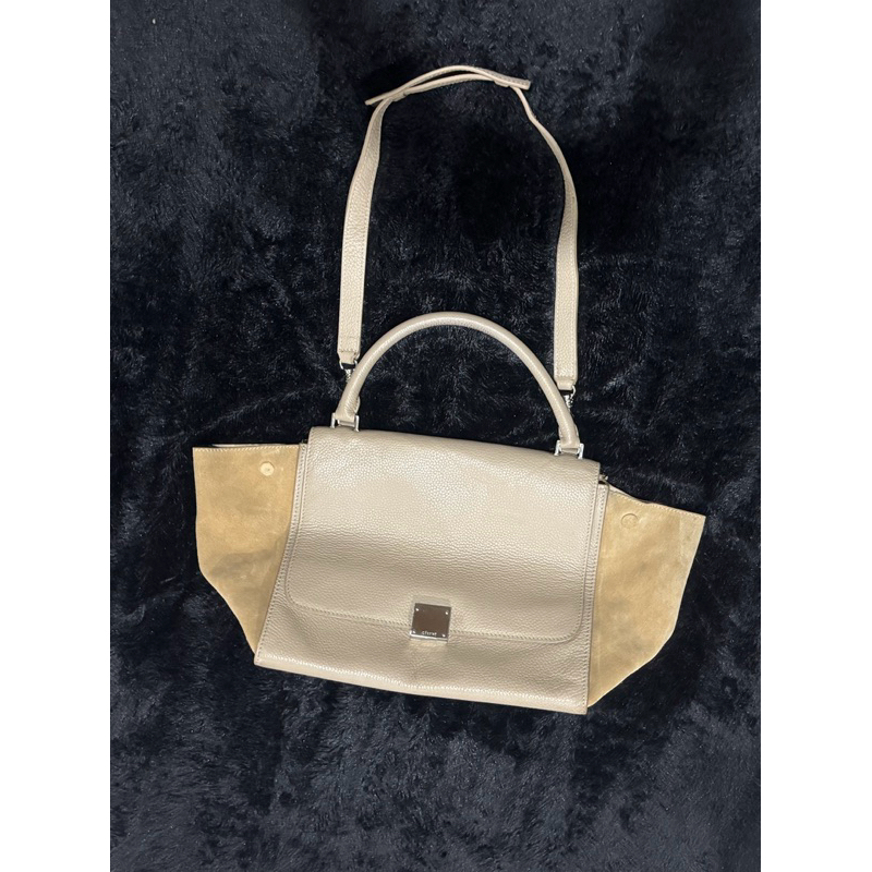 Celine Trapeze Bag Medium Beige