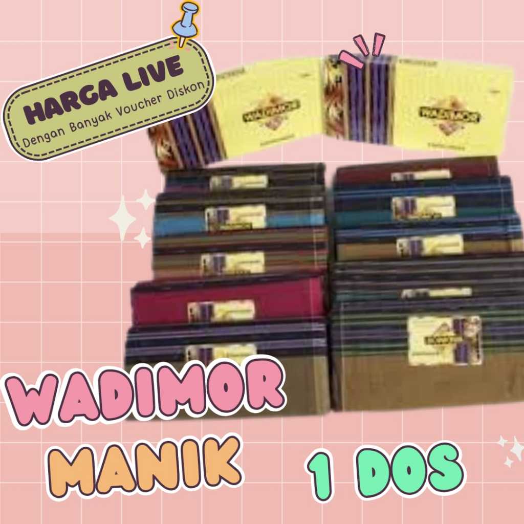 |HARGA LIVE| Sarung Wadimor MANIK MANIK 1 DOS / Sarung Dewasa / Sarung Grosir Ecer