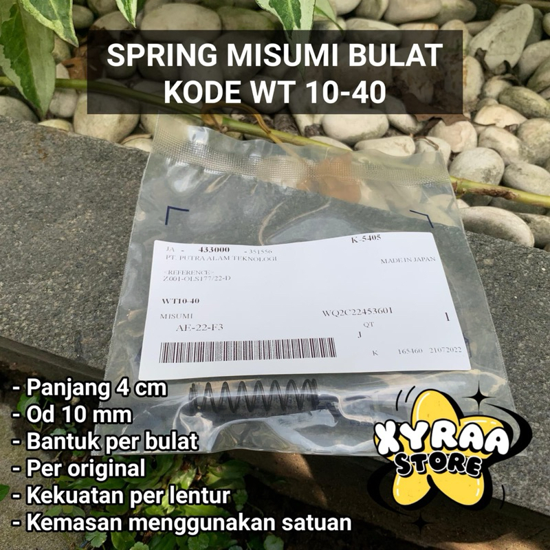 Per misumi bulat WT 10-40 / Spring misumi bulat WT 10-40 / Per mizumi