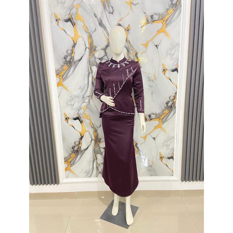 DRESS DUYUNG SIMPLE ELEGAN DRESS PESTA, KONDANGAN