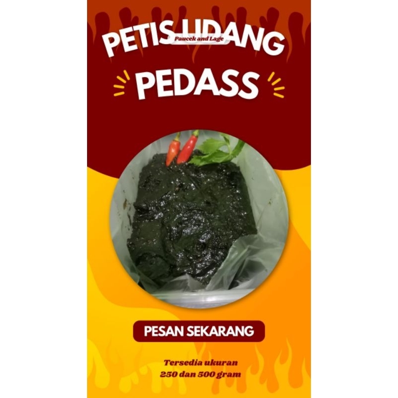 

Petis Udang Pedas Siap Saji