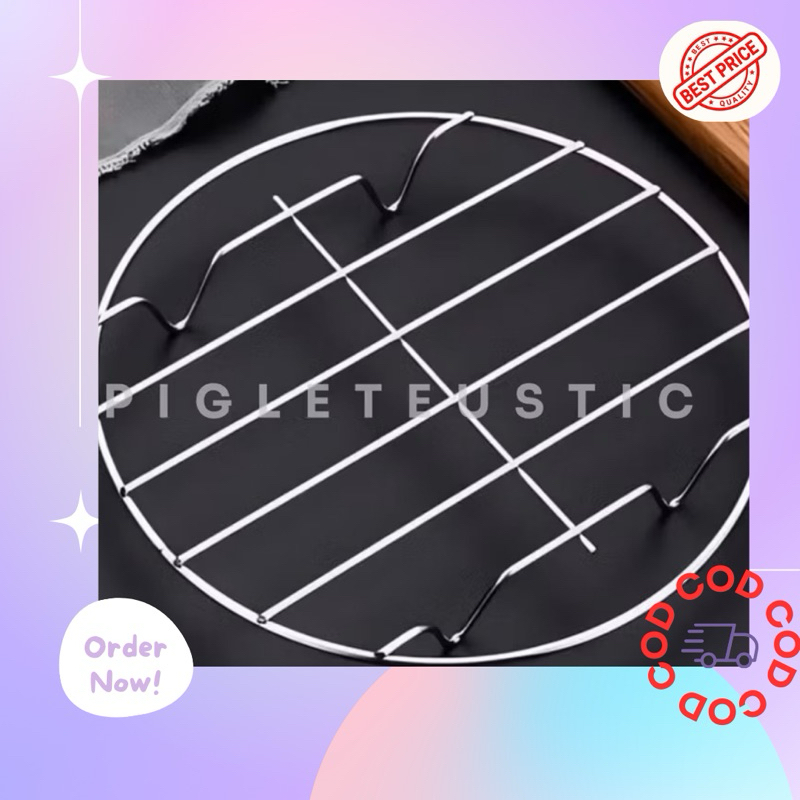 PIGLETEUSTIC TATAKAN PANCI KUKUS MAKANAN STAINLESS STEEL  / ALAS PANCI STAINLESS STEEL STEAM MAKANAN