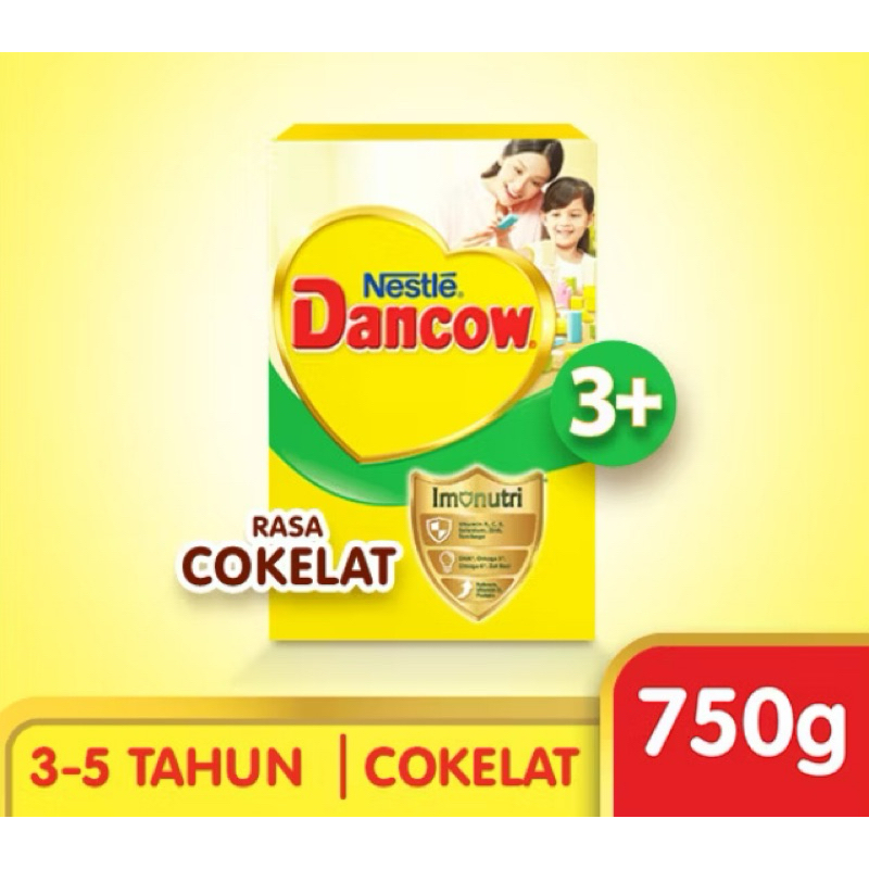 

Nestle Dancow 3+ Nutritods Usia 3-5 Tahun Rasa Cokelat 750 Gram Box