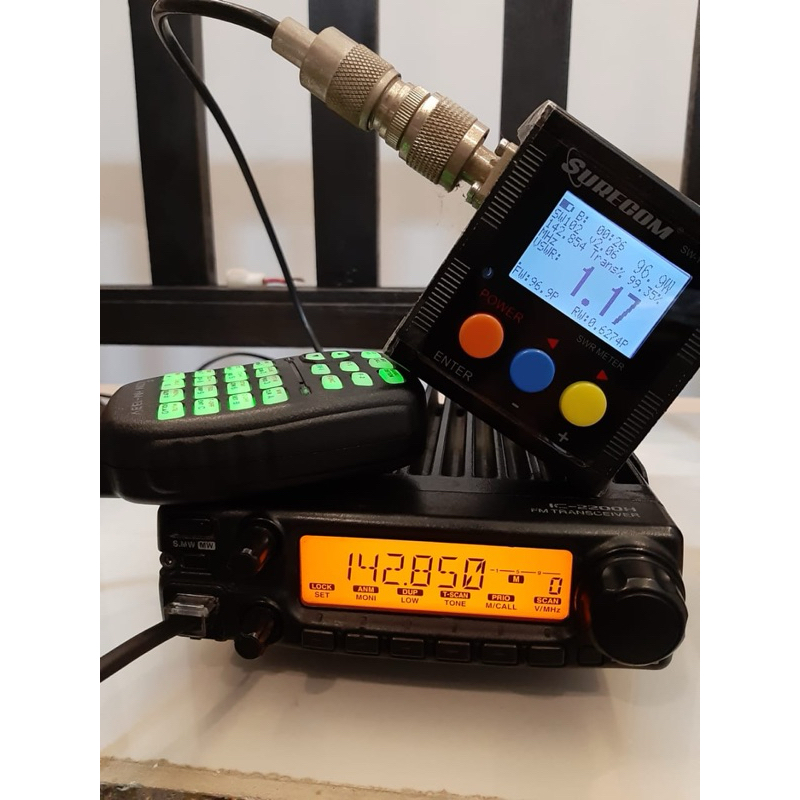 RADIO RIG ICOM 2200H BLACK KONDISI NORMAL JOSS