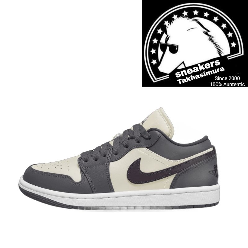 Air Jordan 1 Low Off Noir Grey Size 37.5