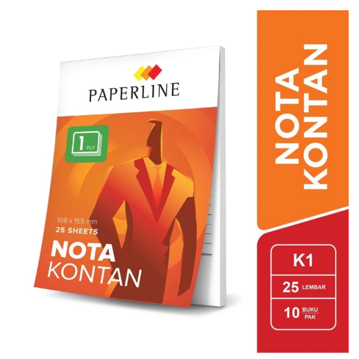 

Nota Kontan Paperline KECIL NCR 1 ply 50 Lembar (1 Buah)