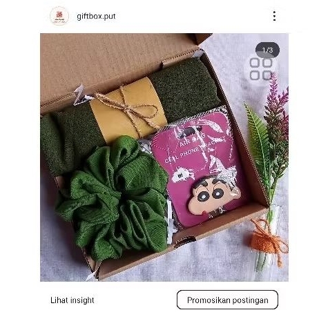 

Hampers Hijab/ Hadiah wisuda/ Hadiah Sempro