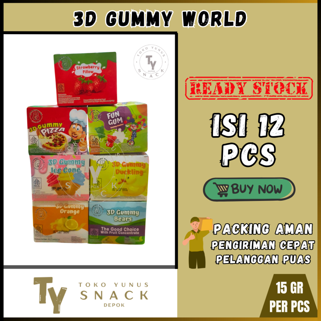 

PERMEN 3D GUMMY WORLD ALL VARIANT
