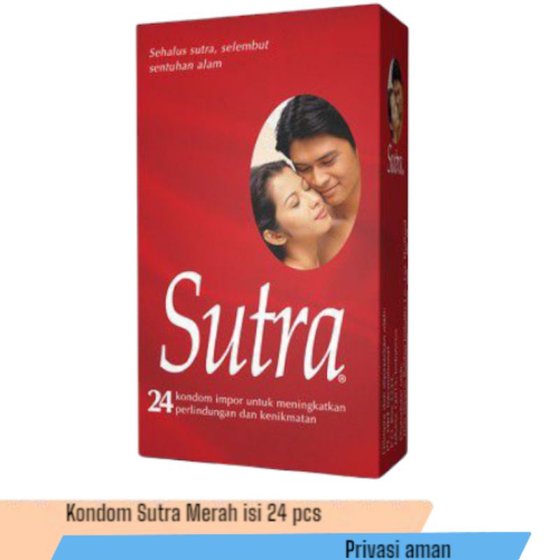Kondom Sutra Merah - Kondom Sutra Classic Isi 24 Pcs