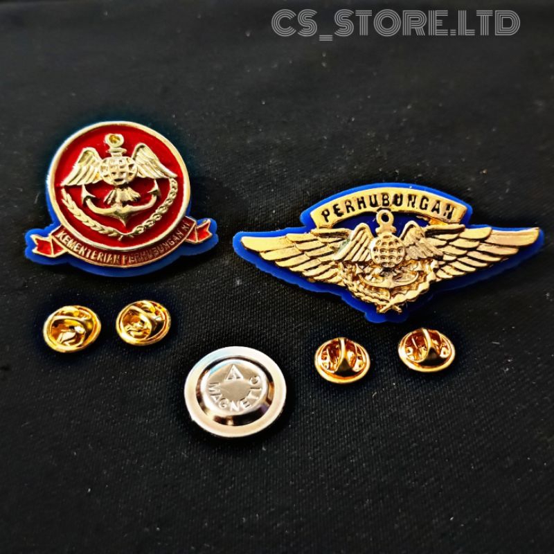 Pin Dishub / Brevet Dishub / Brevet Dishub - Wing Dishub akrilik premium
